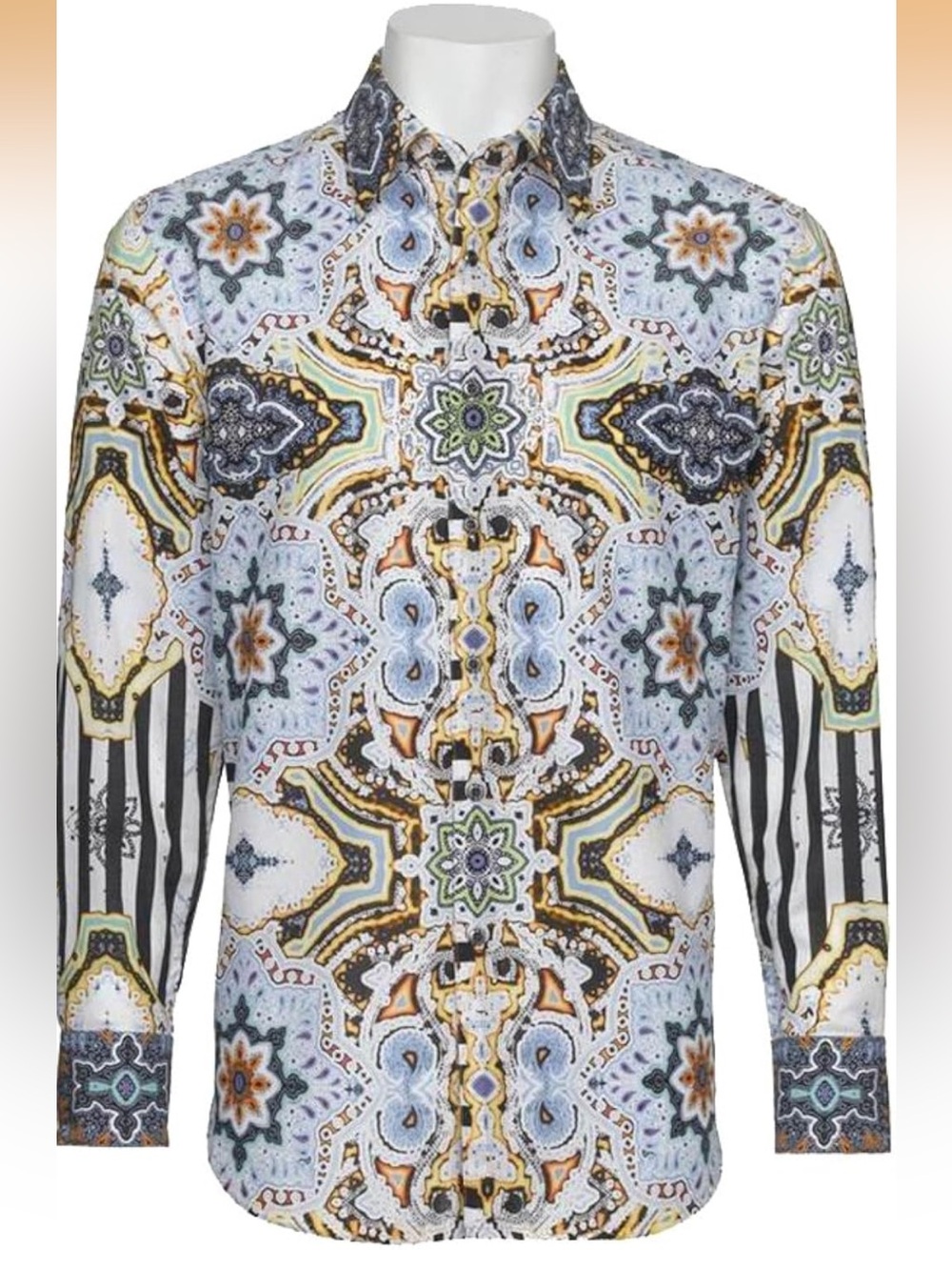 Robert Graham Men's Geep-Long Sleeve Woven Shirt XL